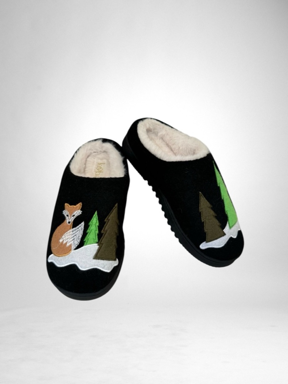 Kooba Indoor Outdoor Faux Fur Slippers Mules Slides